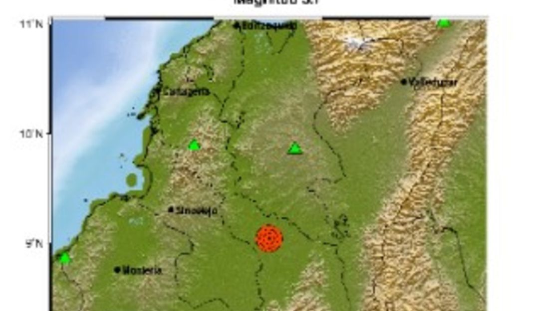 Sismo Mompox: Sismo de 5,7 grados, con epicentro en Mompox, Bolívar