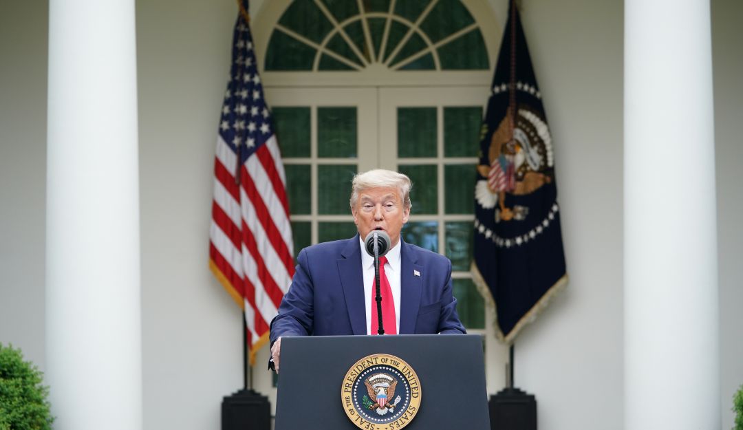 Trump fondos Estados Unidos OMS: Trump ordena suspender los fondos de Estados Unidos a la OMS