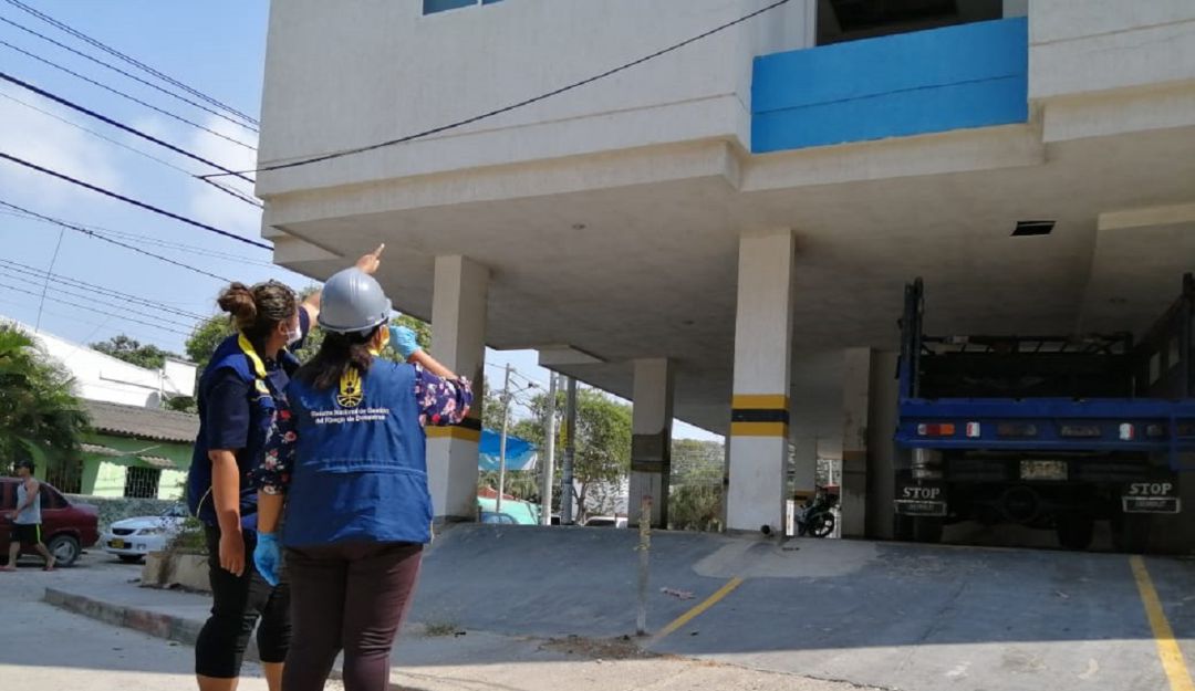Portales de Blas de Lezo Cartagena: Nuevas fisuras en edificio Portales de Blas de Lezo 1 de Cartagena