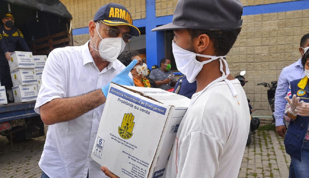 Venezolanos en Cartagena: Entregan ayudas humanitarias a población venezolana en Cartagena