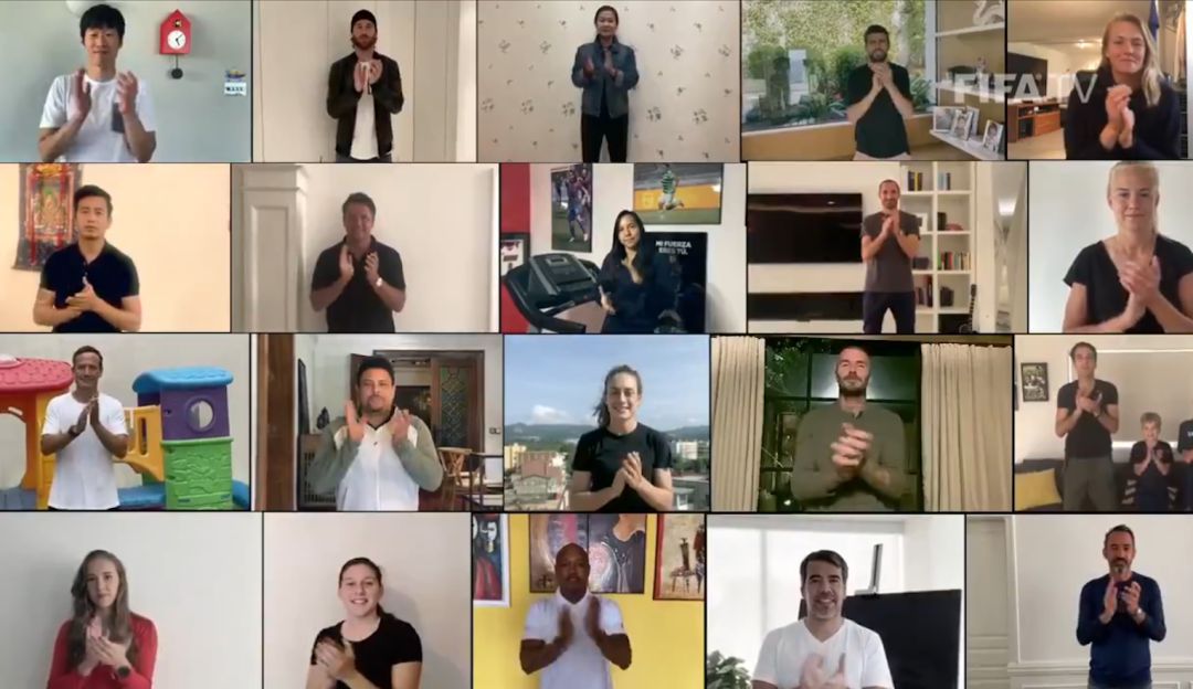 Campaña FIFA por los profesionales sanitarios: Un aplauso por el personal sanitario, la nueva campaña de la FIFA