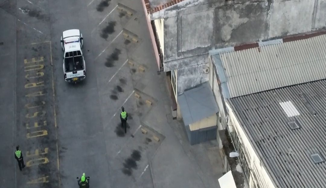 Calles vigiladas por drones