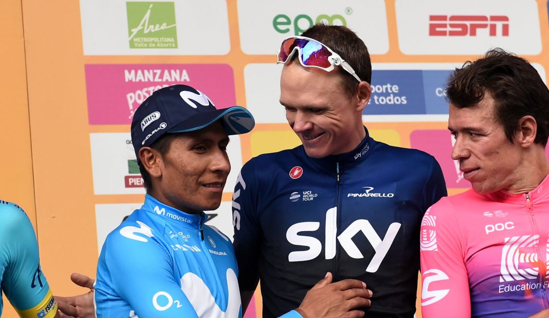 Nairo Quintana competidores: “Correr contra Nairo ha sido un placer absoluto”: Chris Froome