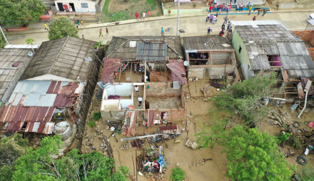 Vendaval afecta 200 viviendas en Concordia, Magdalena