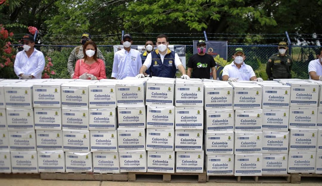 Mompox ayuda humanitaria: Gobernador Blel llegó a Mompox con más ayuda humanitaria