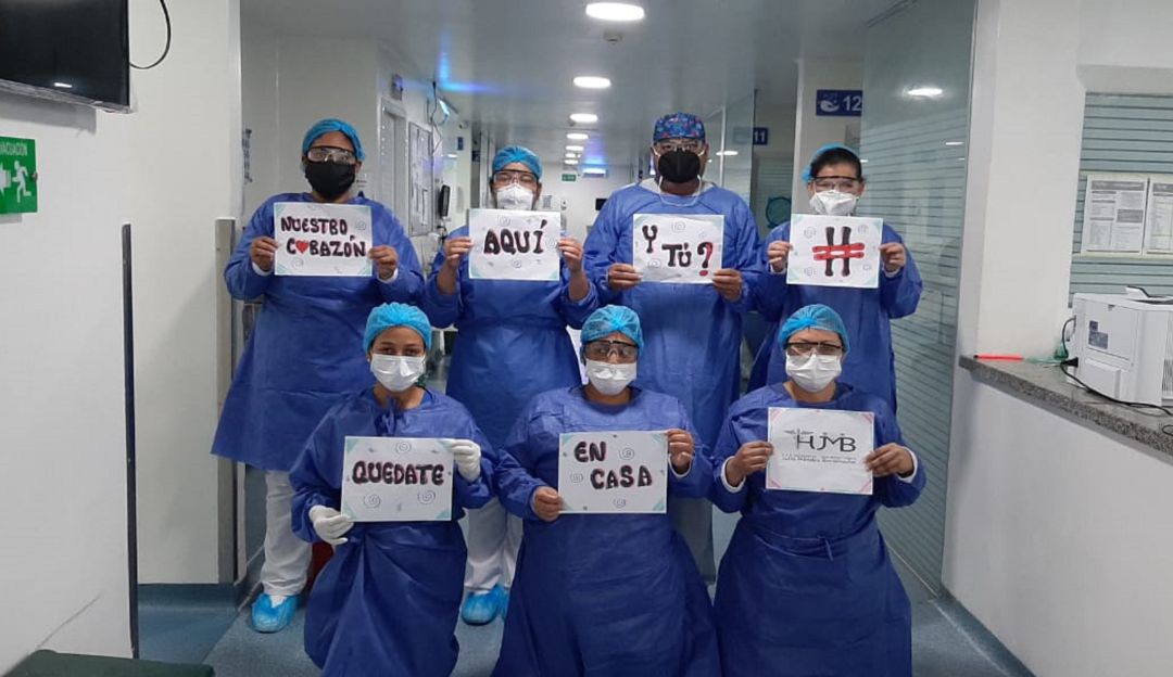 Hospital universitario orienta a los samarios en cuarentena