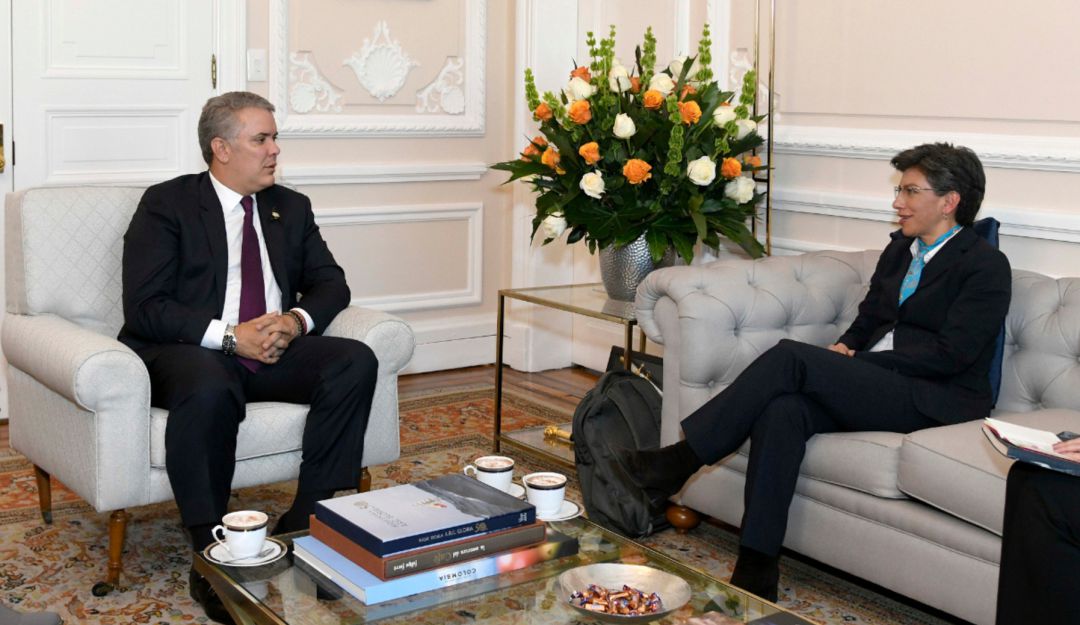 Reunión Duque y Claudia López: Duque y López limaron asperezas sobre reapertura económica