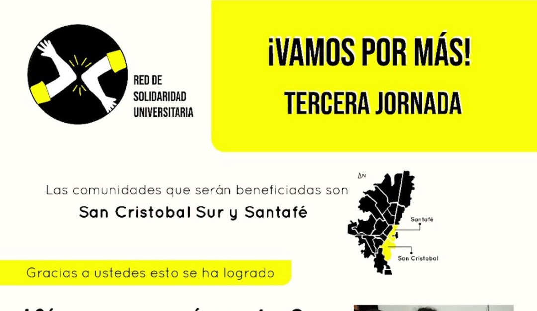 Ayuda para afectados por Covid-19: Red de Solidaridad Universitaria ayuda a afectados por Covid-19