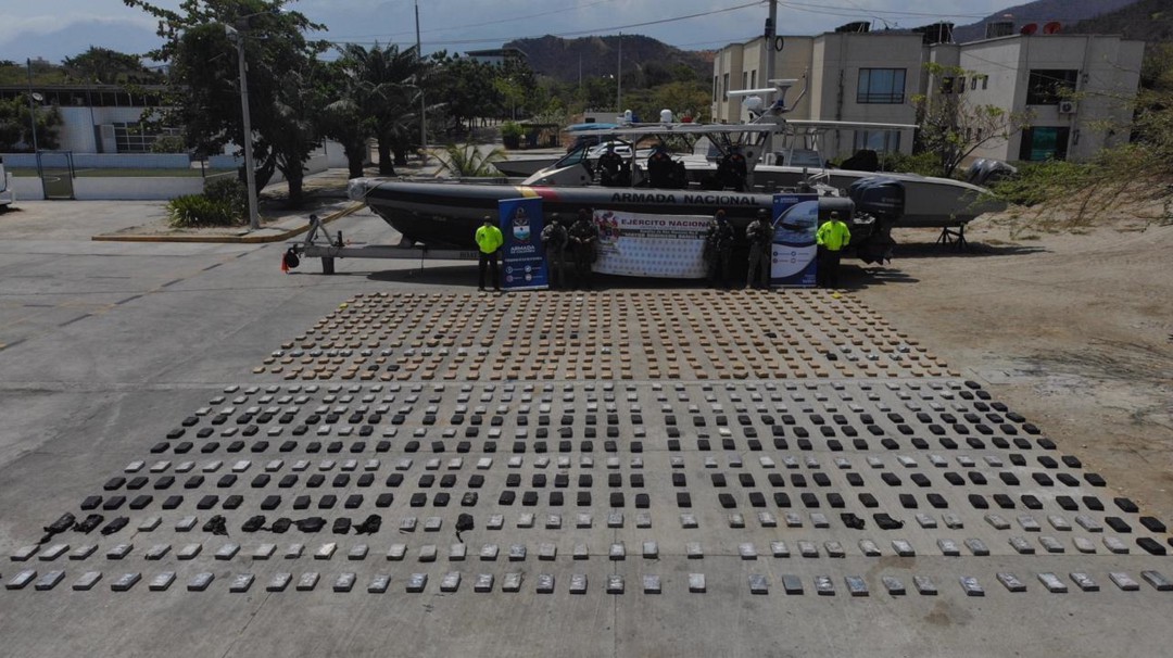 Confiscan una tonelada de droga en Vía Parque Isla de Salamanca