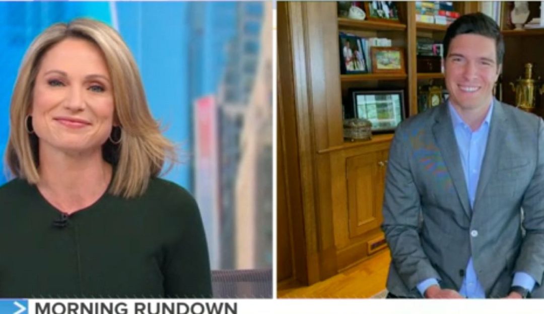 'Good Morning America' gma no pants Will Reeve reporte: Periodista apareció en vivo en noticiero con chaqueta y sin pantalón