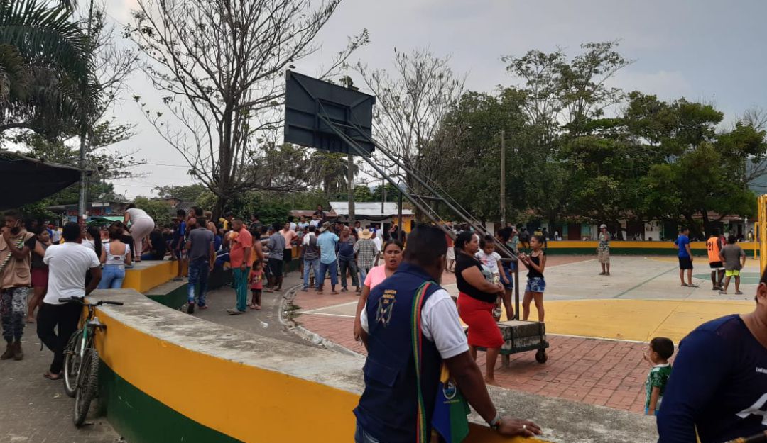 Campesinos e indígenas se enfrentaron con la fuerza pública en El Bagre