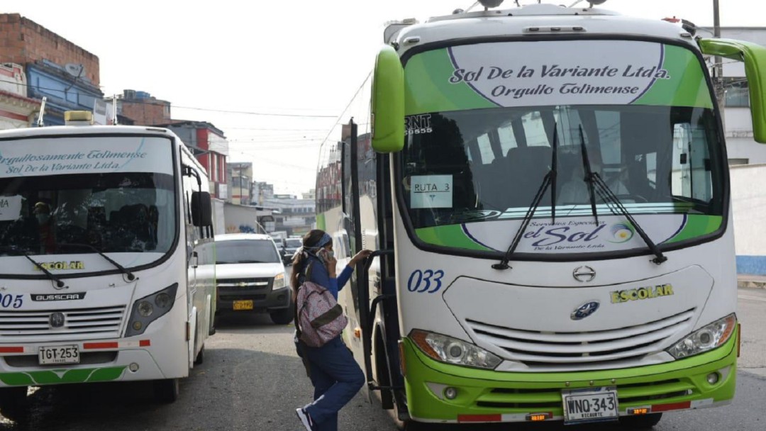Habilitan rutas exclusivas para el personal médico de Ibagué