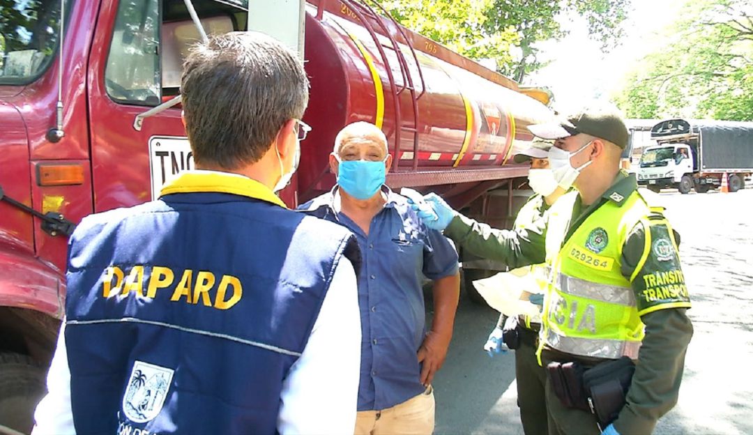 Puestos de control para verificar personas que ingresan a Antioquia: Antioquia refuerza los controles sanitarios en los ejes viales