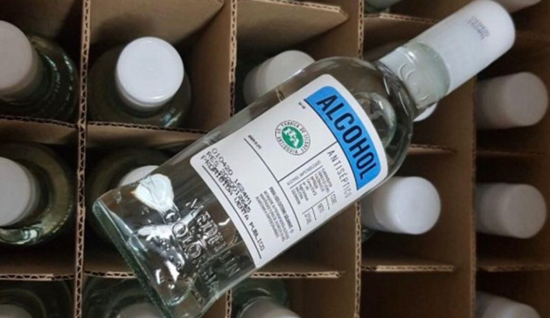 La FLA ha producido 850 mil botellas de antiséptico: La FLA ha producido 850 mil botellas de antiséptico