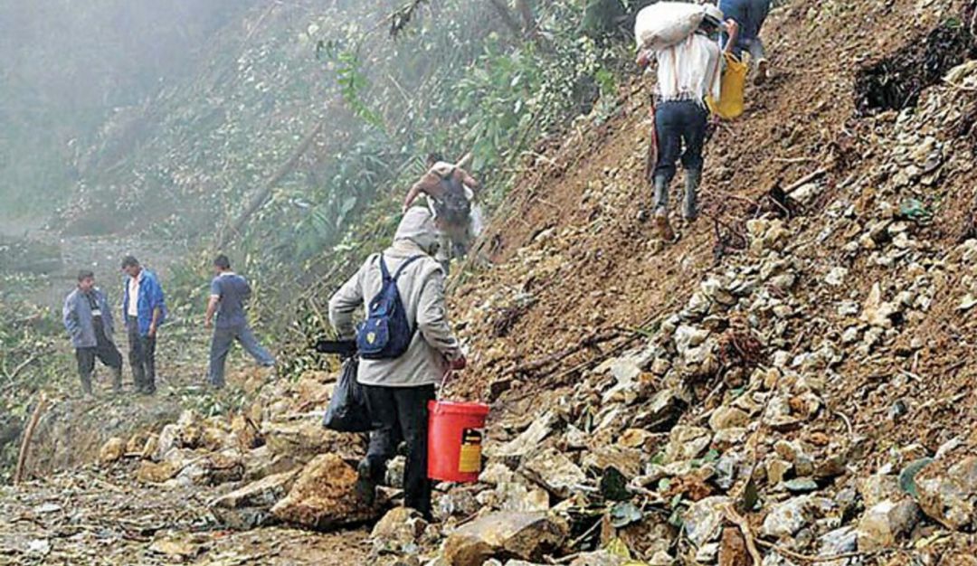 Un muerto y un herido dejó un alud de tierra en Neiva