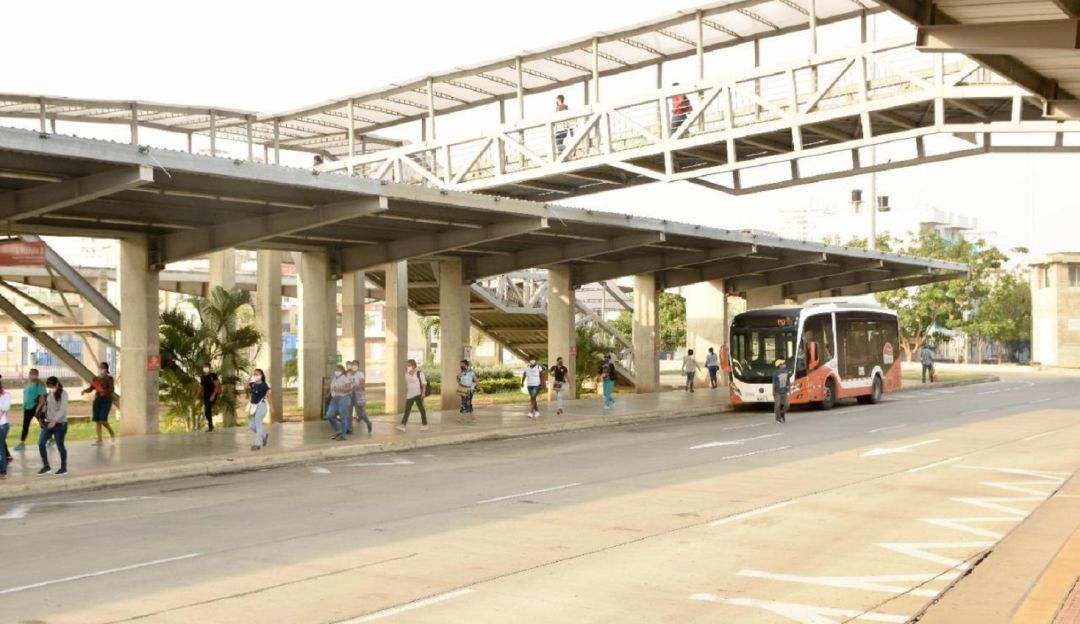 Transcaribe en Cartagena: En Cartagena, Transcaribe aumenta flota al 70% por reactivación económica