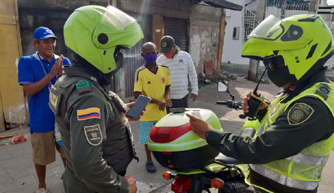Toque de queda en Cartagena: 184 comparendos y tres capturados por violar el toque de queda en Cartagena