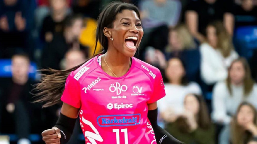 Ivonne Montaño, la jugadora del año en el voleibol sueco 2019-2020