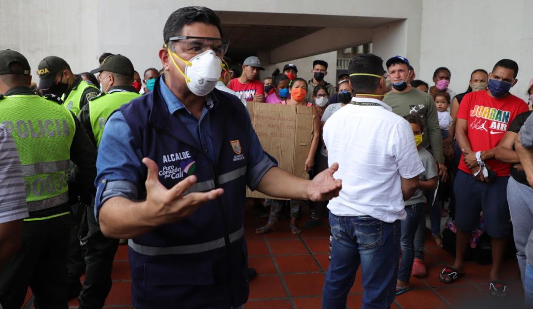 Viaje para venezaolanos: "Coordinaremos el último corredor humanitario" dijo Alcalde Ospina