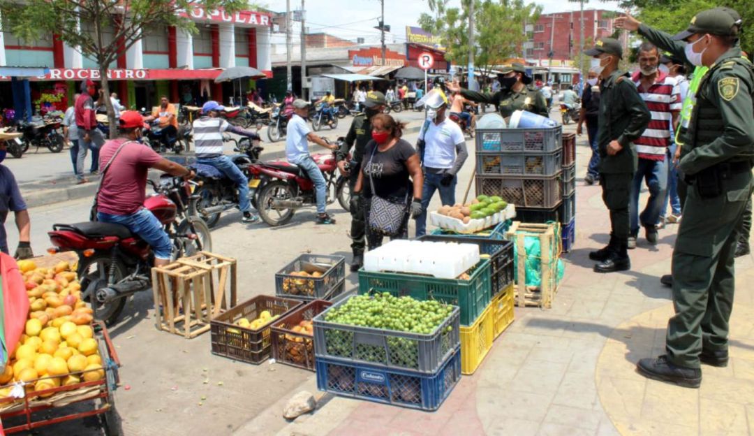 Magangué: En Magangué operativos para disminuir las aglomeraciones