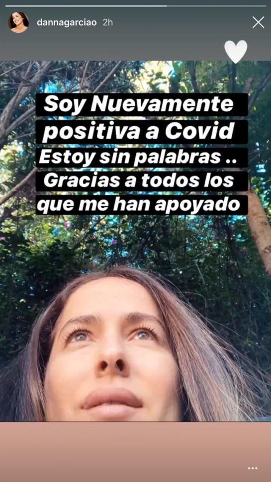 Famosos con Coronavirus: Danna García confirmó que tiene COVID-19 por tercera vez Famosos con Coronavirus: Danna García confirmó que tiene COVID-19 por tercera vez