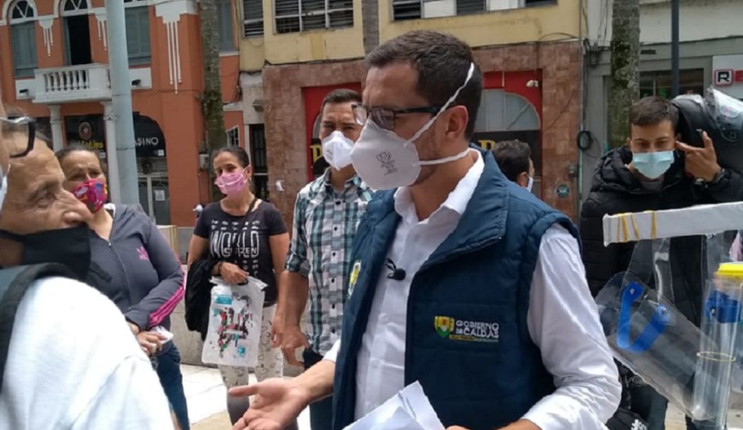 Luis Carlos Velásquez Cardona, gobernador de Caldas