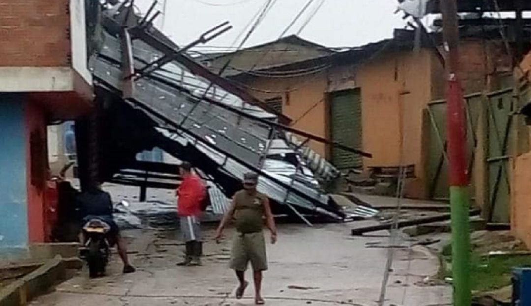 Daños en 80 viviendas en Segovia por un vendaval: Vendaval afectó 80 casas en el municipio de Segovia, Antioquia