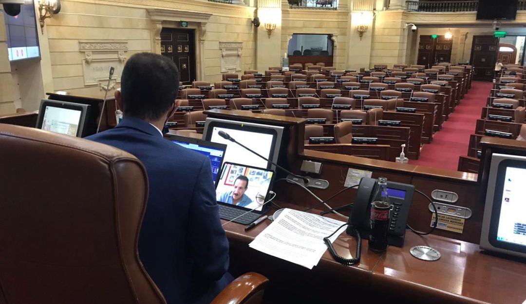 Sesiones Cámara de Representantes: Arrancaron las sesiones semipresenciales en la Cámara de Representantes.