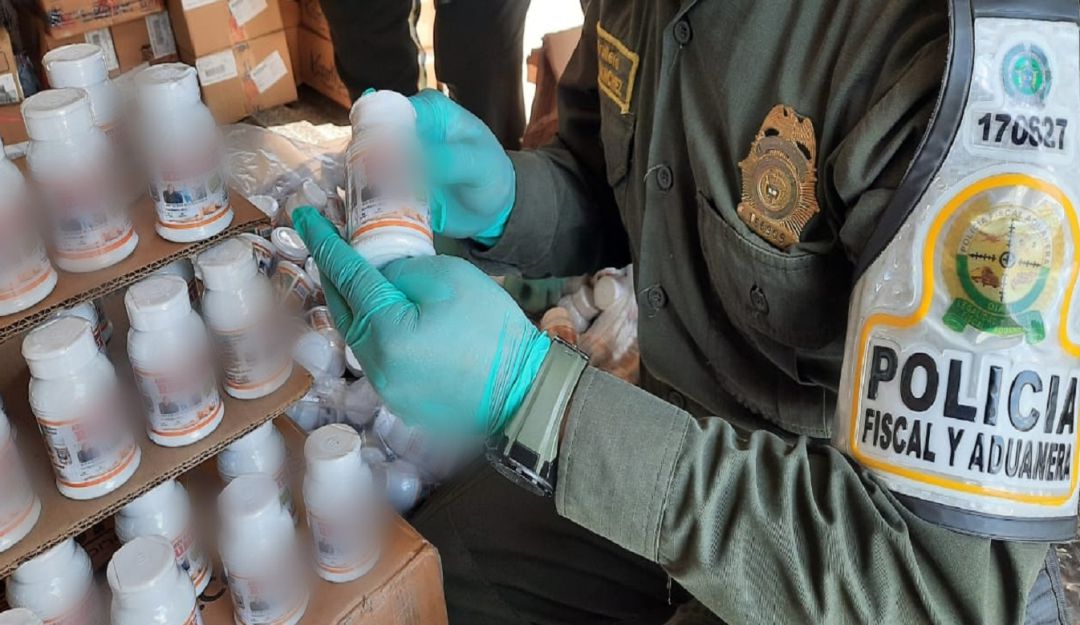 Contrabando ilegal de medicamentos en Cali: Medicamentos de origen mexicano pretendían ser distribuidos en Cali