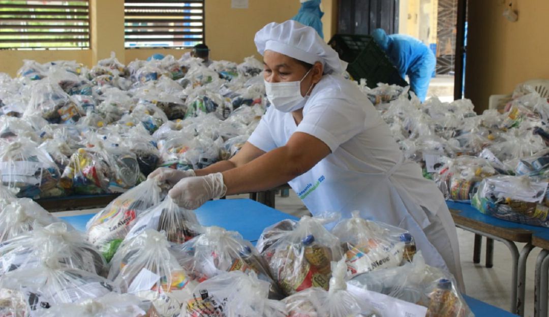 PAE en Magangué: En Magangué – Bolívar, inician segunda entrega de kits del PAE