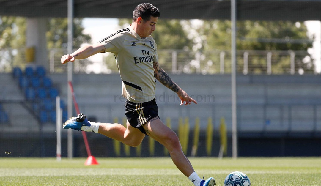 James Rodríguez segunda semana de entrenamientos: James y el Real Madrid entran en una nueva fase de entrenamientos
