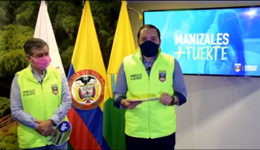 Alcalde de Manizales presenta las nuevas restricciones