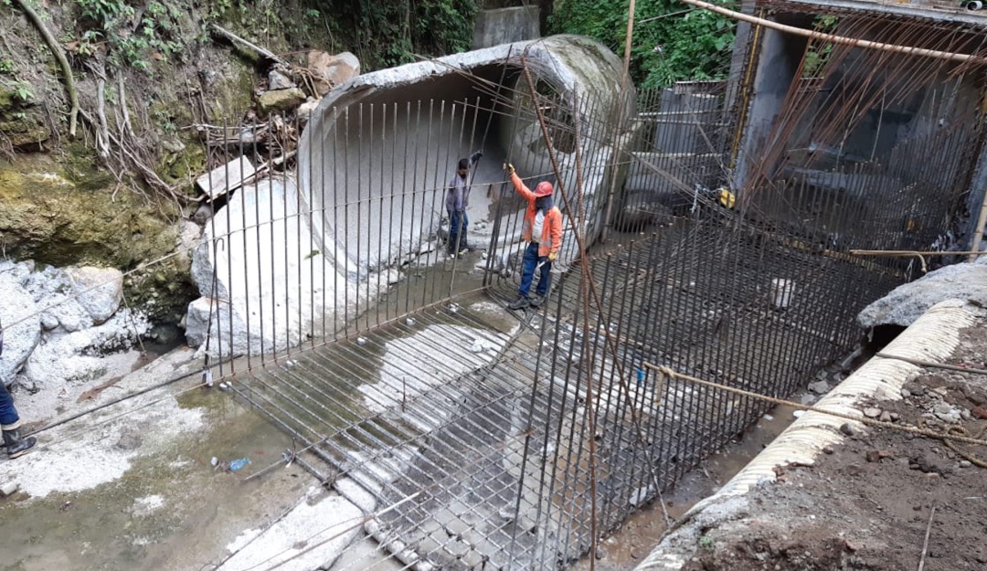 Colector La Guadaleja en Ibagué: Reanudan obras del colector La Guadaleja en Ibagué