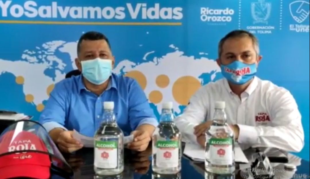 Fábricas de alcohol, gel, Tolima: En el Tolima producirán más de 5 mil botellas de alcohol