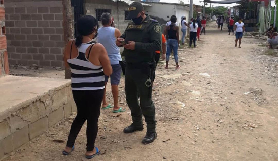 PAE en Cartagena: Policía realiza acompañamiento en entregas de PAE en Cartagena