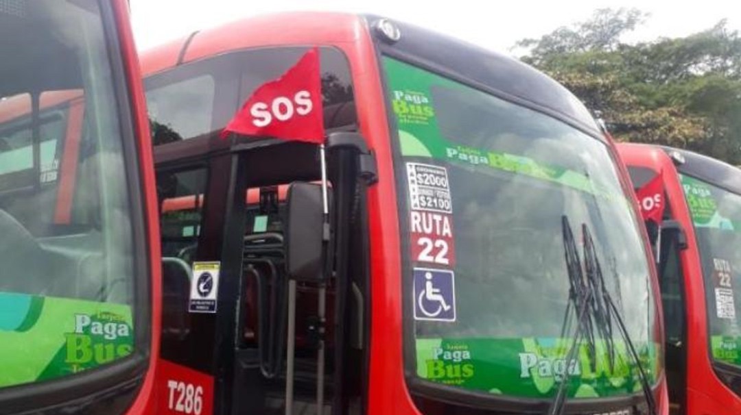 Pedimos salvavidas al gobierno nacional para el transporte público de buses