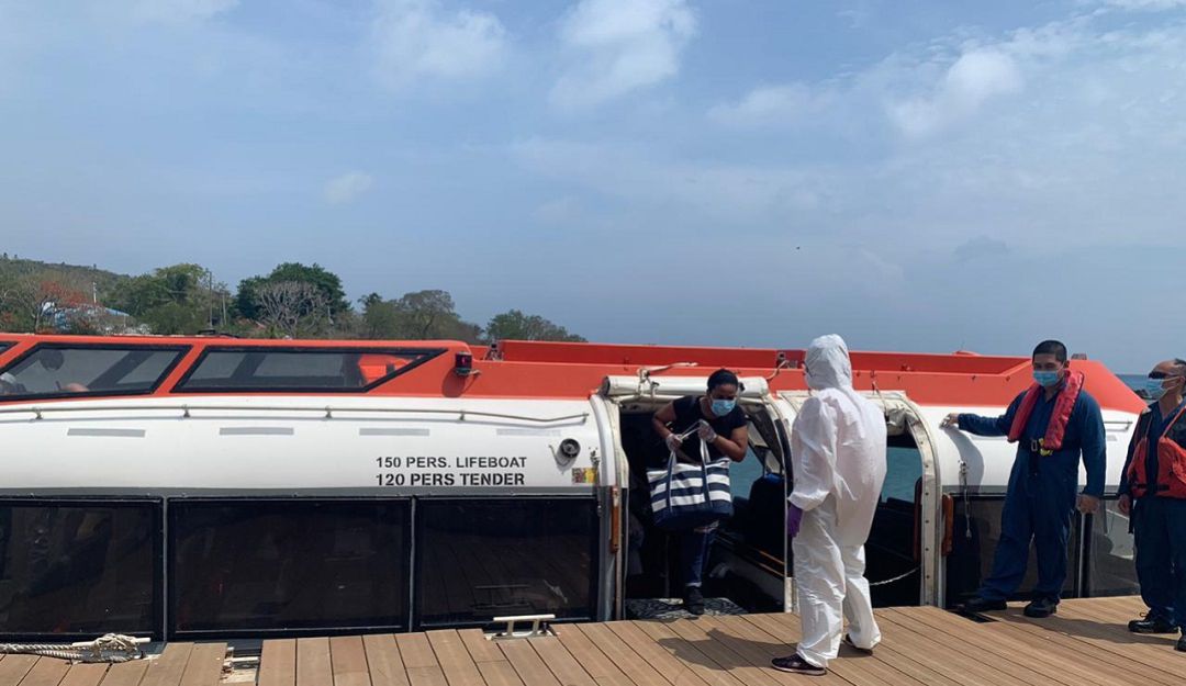 Cruceros coronavirus: Dimar activa protocolos en San Andrés para recibir crucero con 52 isleños