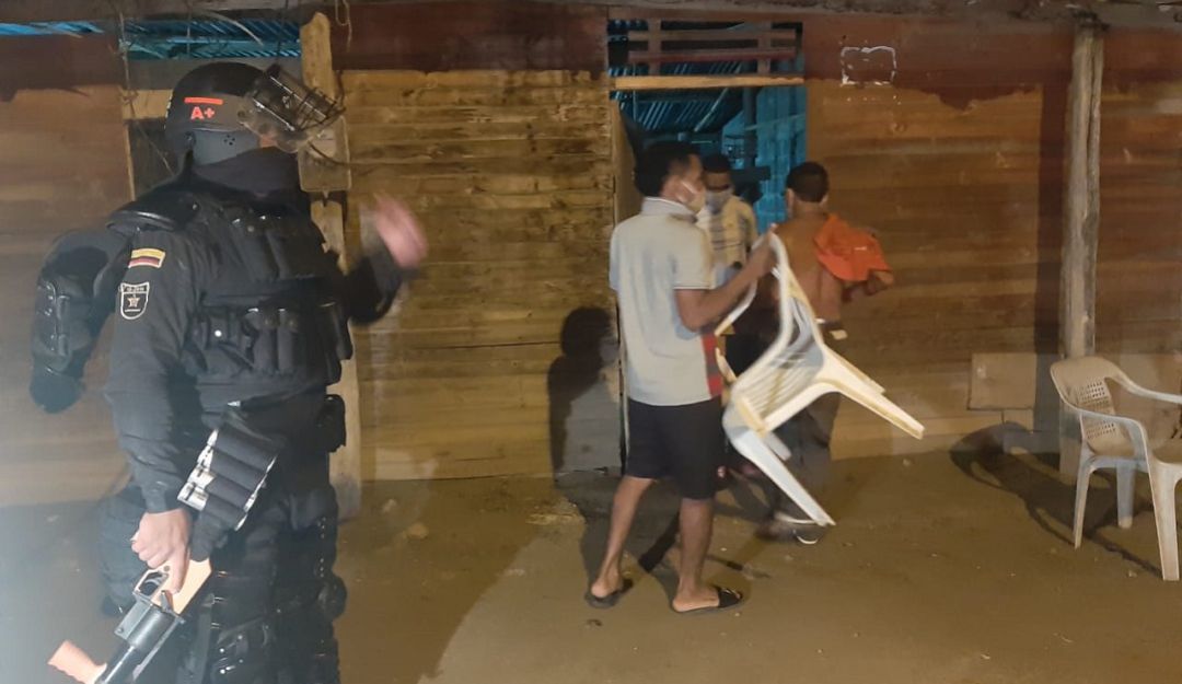 toque de queda Córdoba capturados policía Montería covid-19: Policía captura en Córdoba a 19 personas por violación al toque de queda