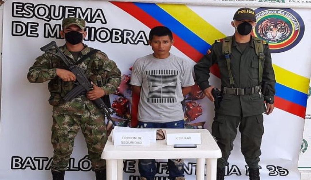 Clan del Golfo explosivista alias el Indio Ejército Planeta Rica Córdoba: Ejército captura a alias El Indio, presunto explosivista del Clan del Golfo
