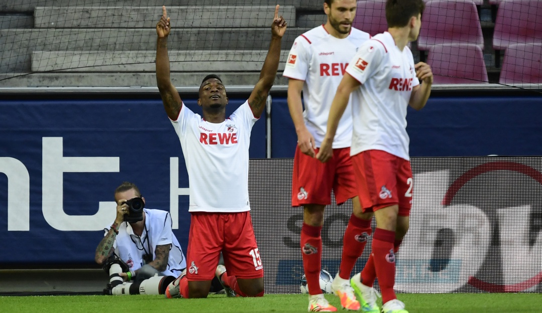 Gol Jhon Córdoba Colonia Leipzig 12 goles: Jhon Córdoba anotó pero se retiró lesionado en el Colonia