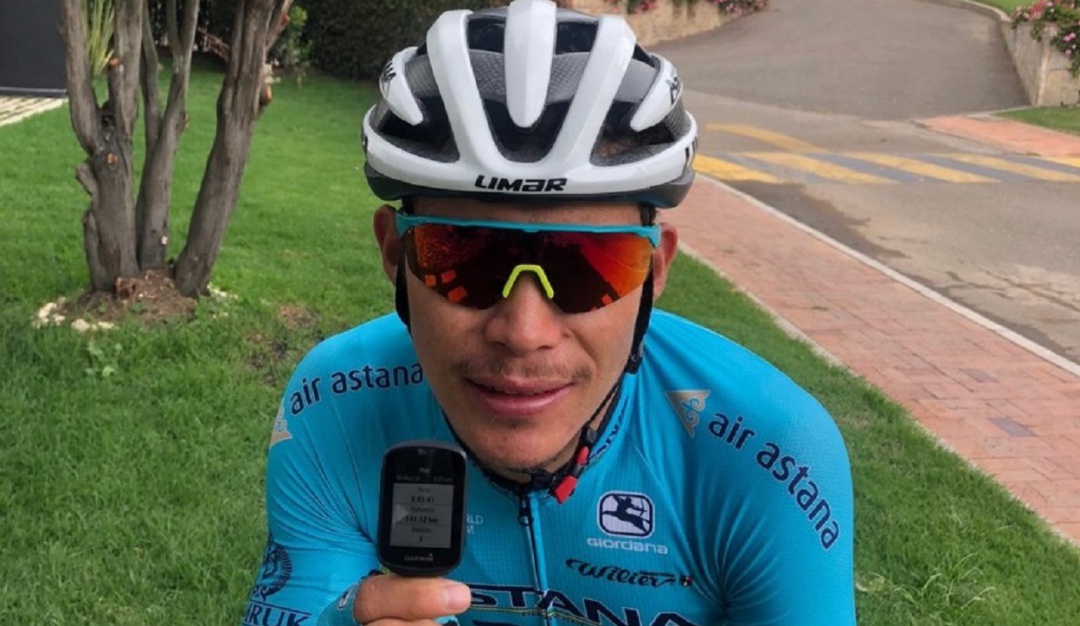 Supermán López entramientos carretera: 'Supermán' López regresó a los entrenamientos en la carretera