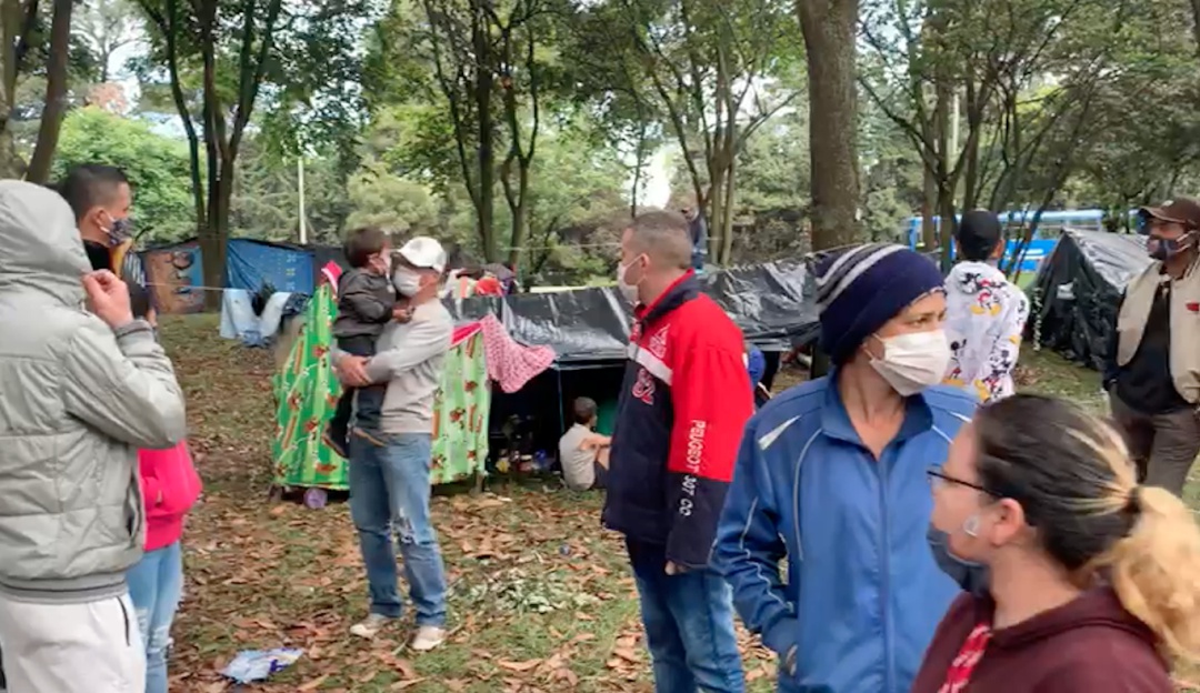 Pruebas COVID-19 para venezolanos en Bogotá: Realizan pruebas COVID-19 a población venezolana en el norte de Bogotá