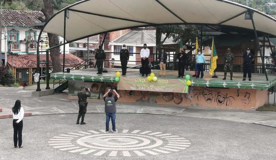 Con una sobría ceremonia y respetando los protocolos este municipio del Quindío celebró la vida