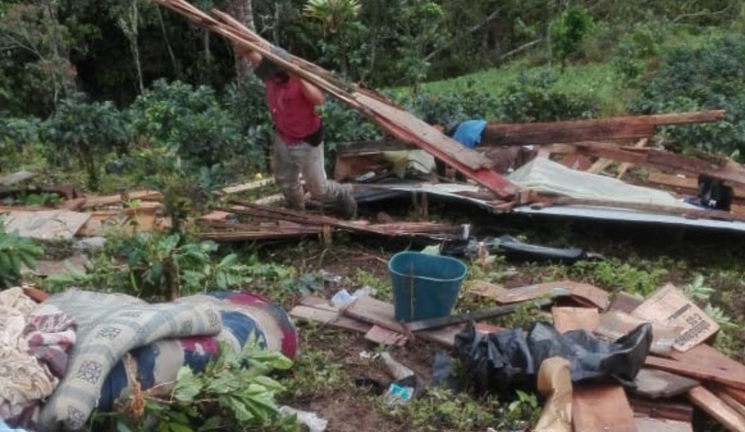 Lluvias en Tolima: Once casas destruidas dejó el vendaval en el norte Tolima