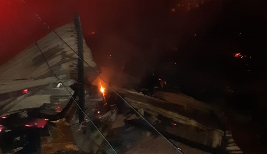 Incendios en Cartagena: Incendio en 5 viviendas deja una menor herida en Cartagena