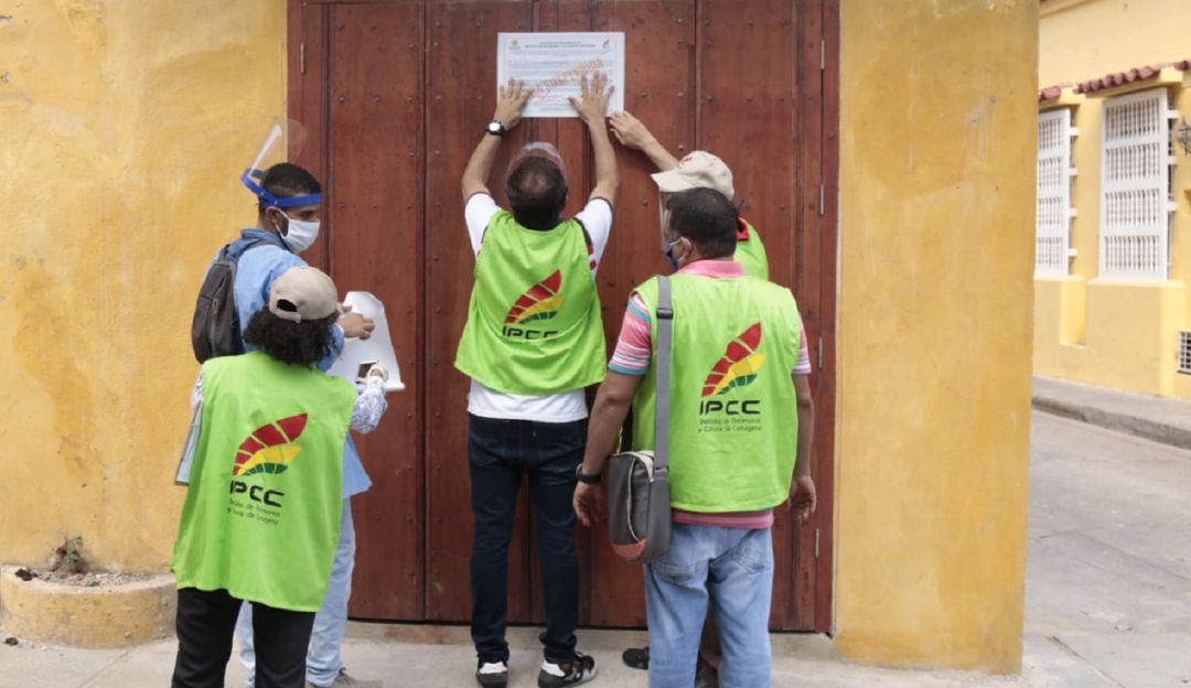 Obras en el Centro Histórico de Cartagena: Por falta de permisos, cierran obra en el Centro Histórico de Cartagena