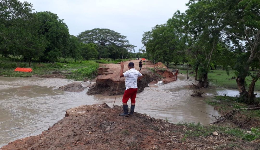 Emergencia por lluvias: Comunidad de zona rural de Sincé, Sucre, quedó aislada por las lluvias