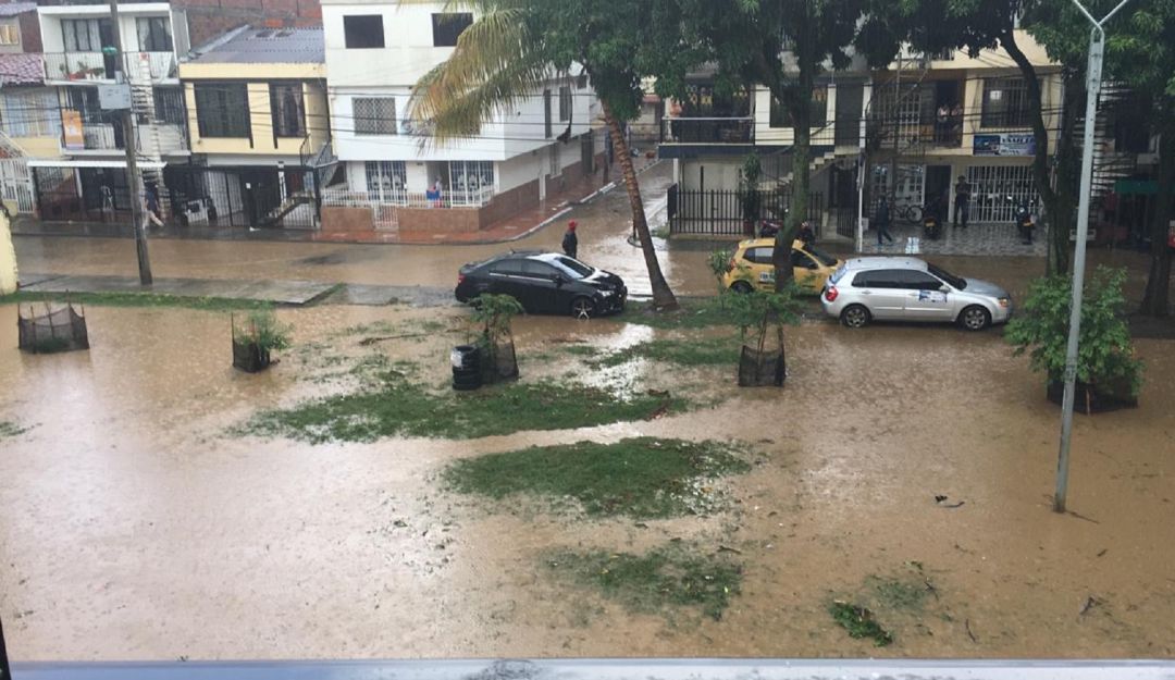 Granizada en Cali: Fuerte lluvia con granizo en Cali dejó caída de árboles e inundaciones