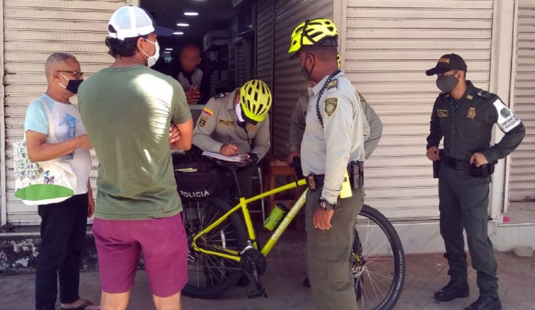 Policía en Cartagena: Realizan controles a prestadores de servicios turísticos en Cartagena