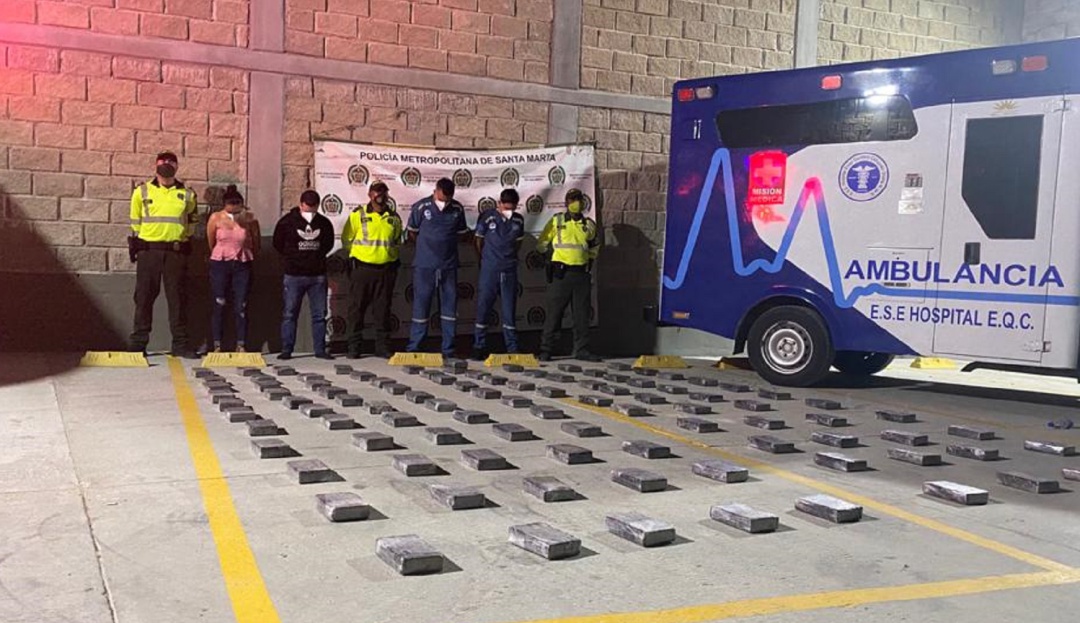 Cae una ambulancia con drogas: Descubren narcoambulancia que pretendía llegar a Santa Marta